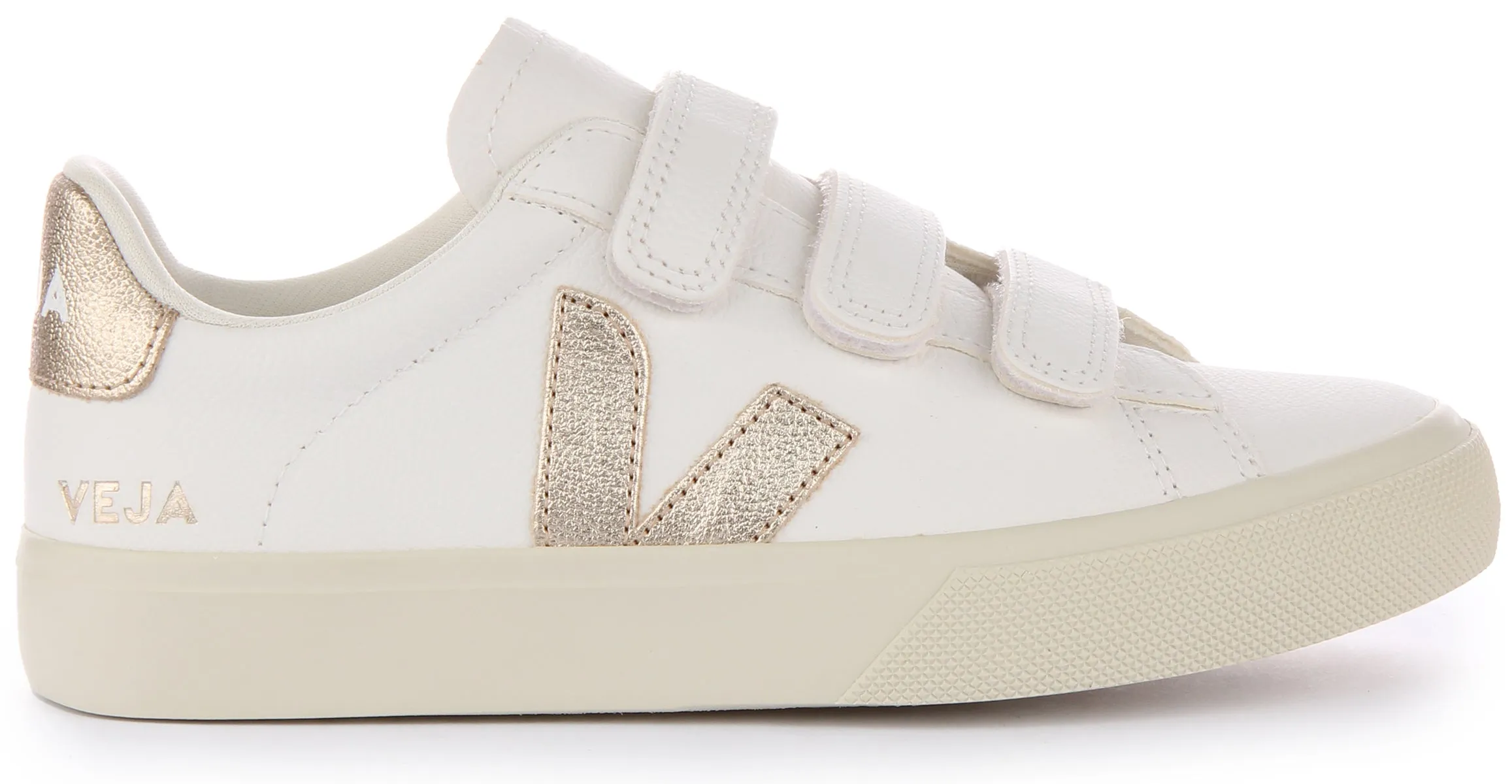 Veja Recife Chromfree Trainers In White Bronze For Men