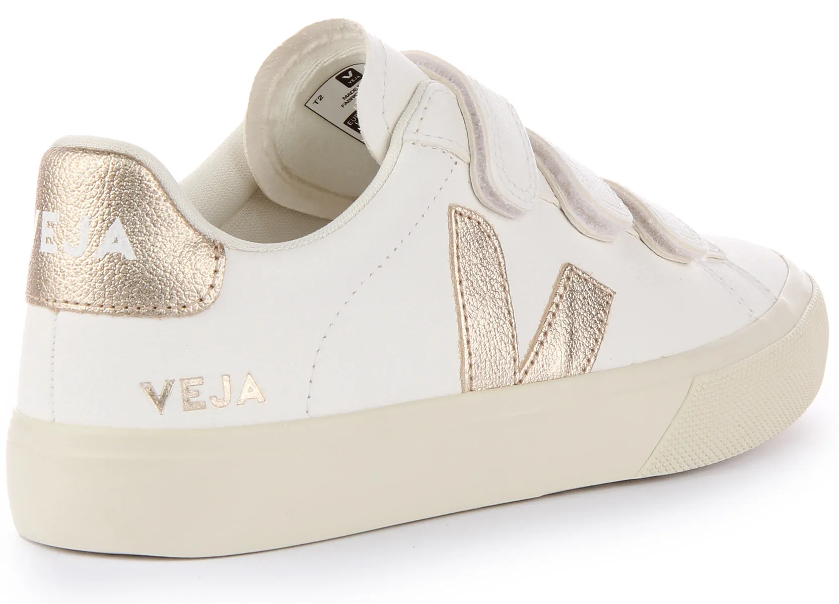 Veja Recife Chromfree Trainers In White Bronze For Men