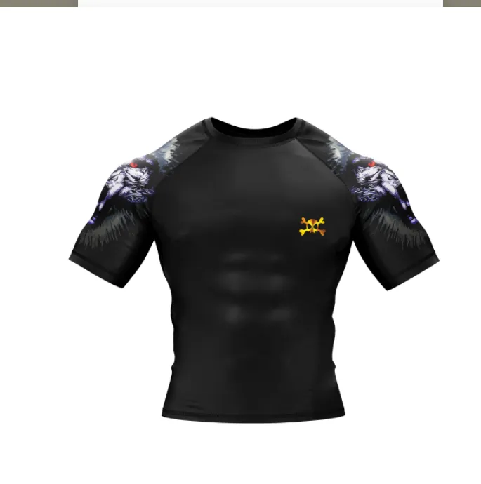 WOLF RASH GUARD - XMARTIAL SLEEVE