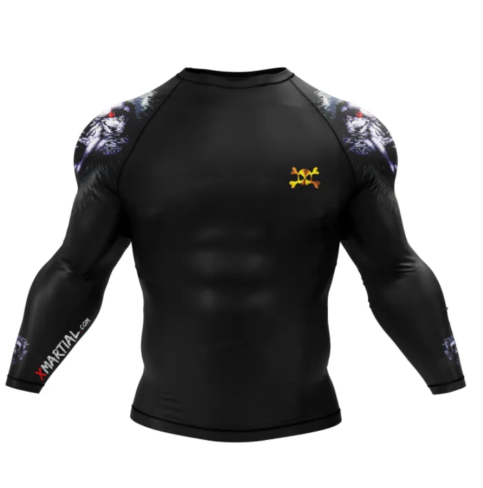 WOLF RASH GUARD - XMARTIAL SLEEVE