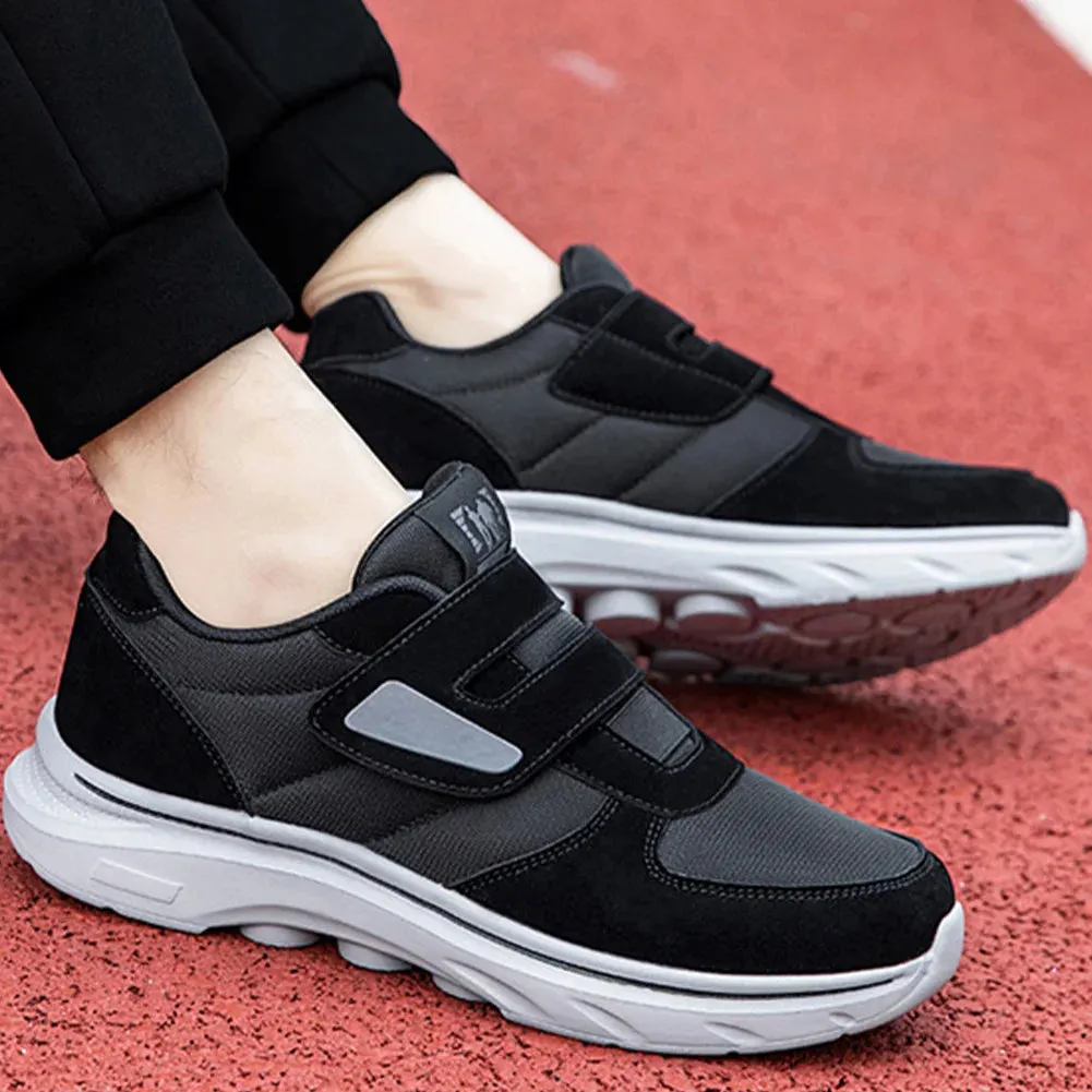 Women Men Walking Shoes Thick Sole Diabetic Shoes Hook and Loop Casual Sport Shoes for Neuropathy Swollen Feet Shoes Pain Relief