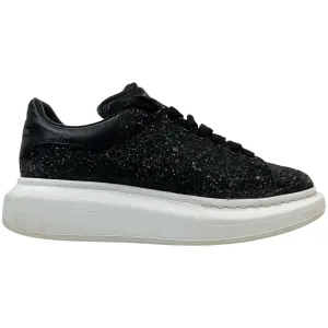 Women's Glitter Oversized Low Trainers Black Size EU 36.5 / UK 3.5