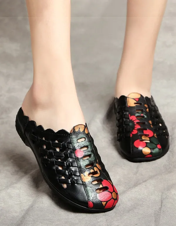 Women's Printed Retro Ethnic Slippers 35-43