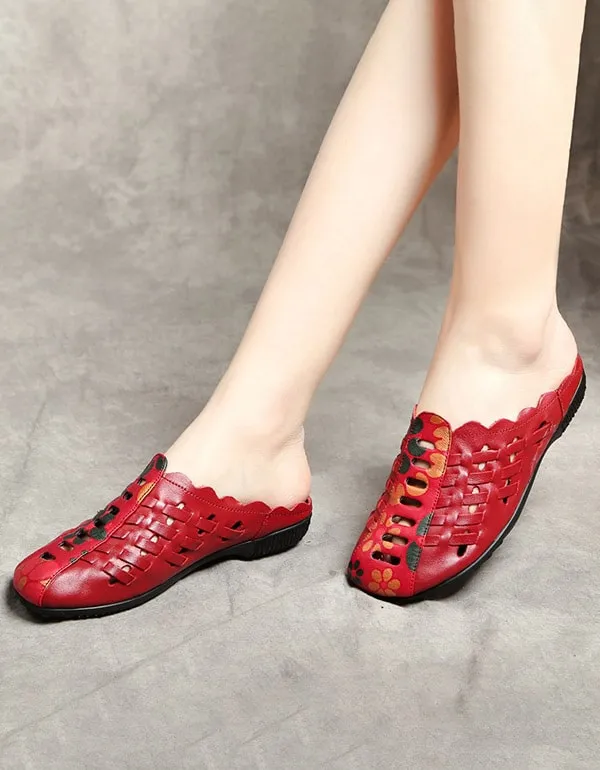 Women's Printed Retro Ethnic Slippers 35-43