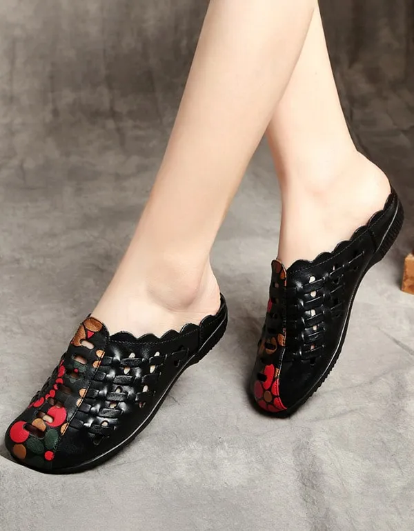 Women's Printed Retro Ethnic Slippers 35-43