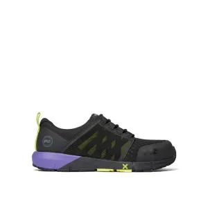 Women's Radius Composite-Toe Work Shoe Black/Purple